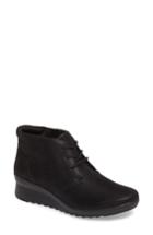 Women's Clarks Caddell Hop Wedge Bootie N - Black
