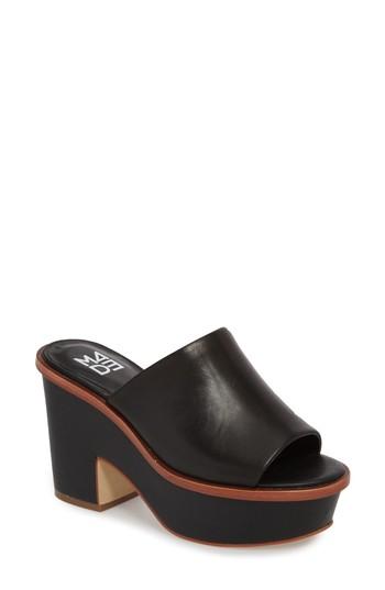 Women's M4d3 Ruse Platform Mule M - Black