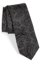 Men's Calibrate Paisley Silk Skinny Tie