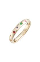 Women's Ef Collection Rainbow Speckled Stacking Ring