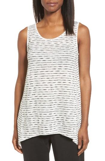 Women's Eileen Fisher Striated Linen Blend Knit Tank