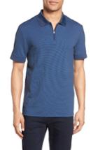 Men's Vince Camuto Slim Fit Mesh Polo - Blue