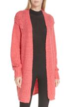 Women's Rag & Bone Arizona Merino Wool Cardigan, Size - Pink