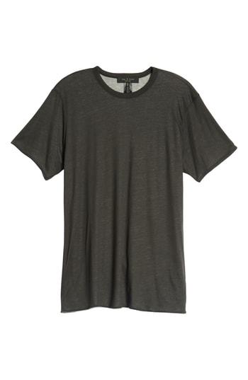 Men's Rag & Bone Slim Fit Reversible T-shirt - Black