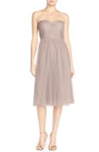 Women's Jenny Yoo Maia Convertible Tulle Tea Length Fit & Flare Dress