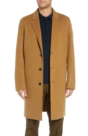 Men's Vince Wool Blend Car Coat - Beige