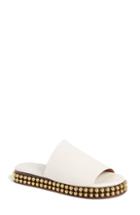 Women's Chloe Sawyer Studded Slide Sandal .5us / 36.5eu - White