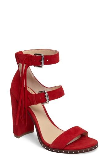 Women's Vince Camuto Jesina Sandal .5 M - Red
