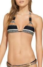 Women's Vix Swimwear Saona Bia Triangle Bikini Top - Black