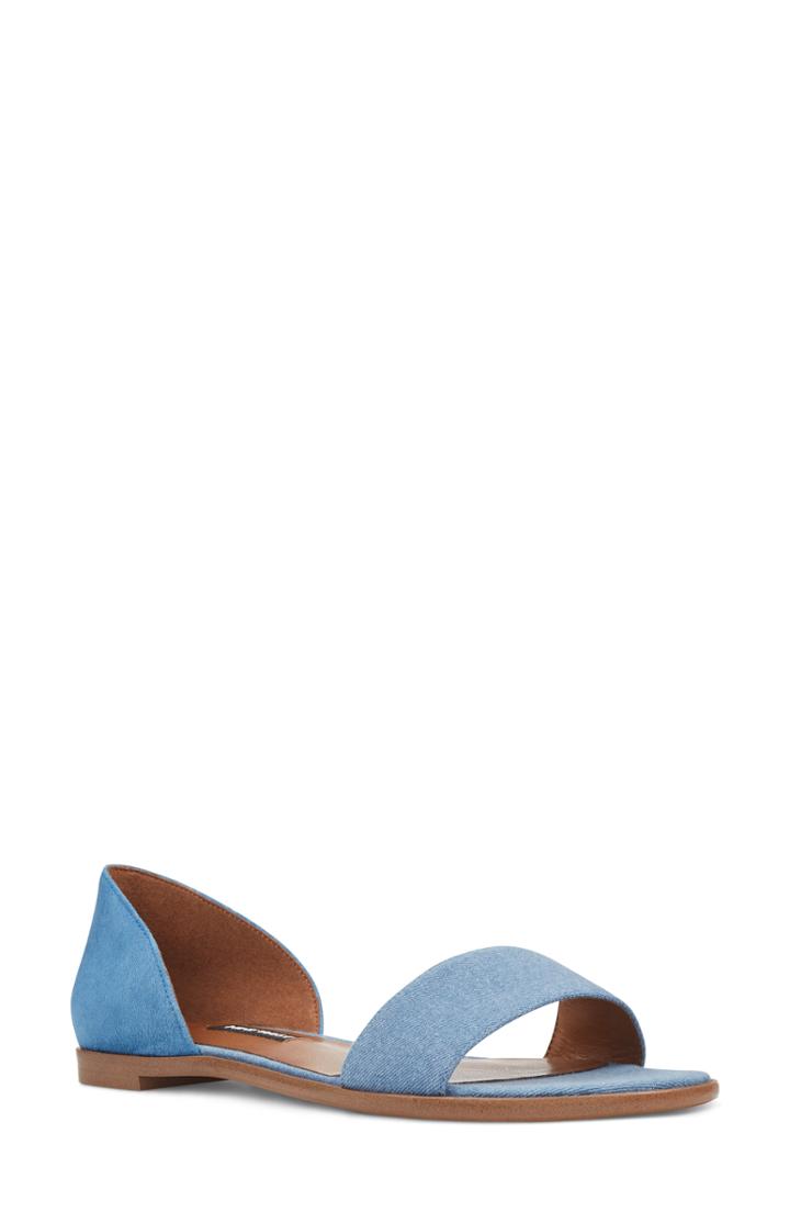 Women's Nine West Tomo - 40th Anniversary Capsule Collection Platform Sandal .5 M - Black