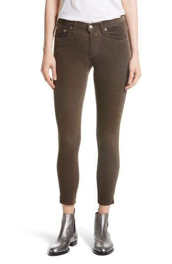 Women's Rag & Bone/jean Ame Velvet Skinny Jeans