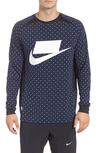 Men's Nike Nsw Long Sleeve Shirt - Blue