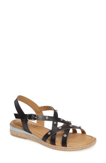 Women's Tuscany By Easy Street Renata Studded Strappy Sandal