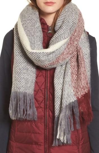 Women's Barbour Munro Scarf, Size - Grey