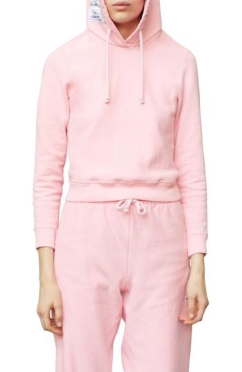 Women's Vetements X Champion Fitted Hoodie - Pink