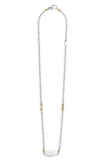 Women's Lagos Beloved Oval Plate Chain Necklace