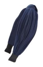 Cara Pleated Knot Headband, Size - Blue