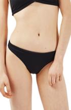 Women's Topshop Reversible Bikini Bottoms Us (fits Like 0) - Black