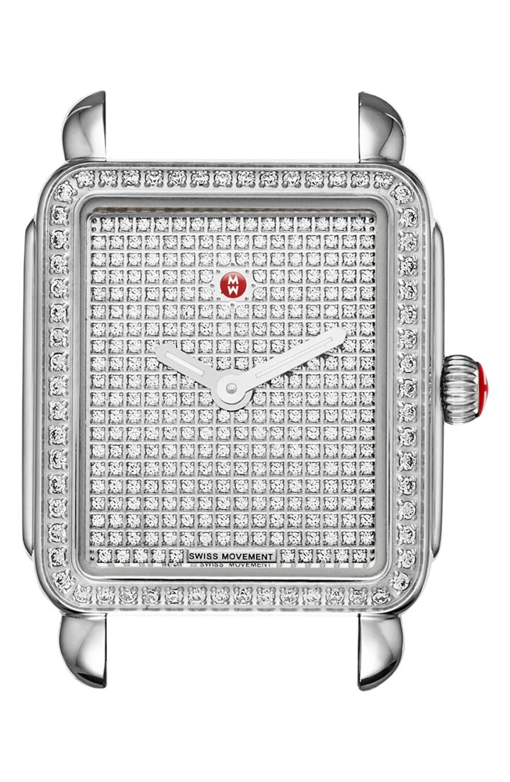 Women's Michele Deco Ii Mid Diamond Dial Watch Head, 26mm X 27mm