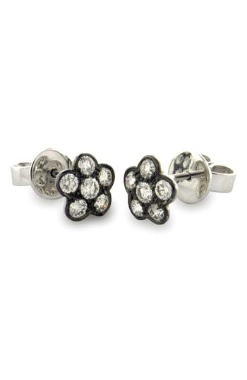 Women's Sethi Couture Diamond Flower Stud Earrings
