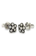 Women's Sethi Couture Diamond Flower Stud Earrings
