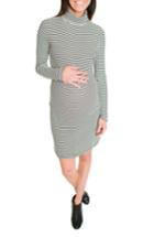 Women's Nom Maternity Talya Turtleneck Maternity Dress - Black