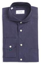 Men's Eton Slim Fit Microdot Dress Shirt .5 - Blue