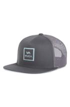 Men's Rvca Va All The Way Trucker Hat - Grey