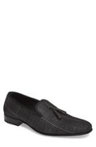 Men's Mezlan Motril Tassel Loafer .5 M - Black