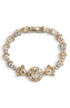 Women's Marchesa Ornate Crystal Bracelet