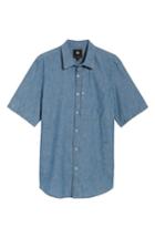 Men's G-star Raw Bristum Chambray Shirt, Size - Blue
