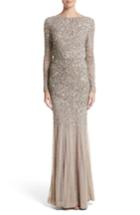 Women's Rachel Gilbert Viera Embellished V-back Mermaid Gown