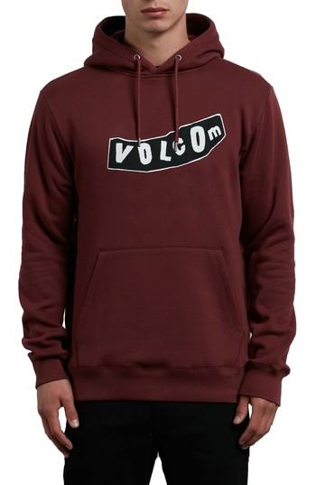 Men's Volcom Supply Stone Graphic Hoodie - Red