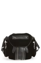 Alexander Wang Mini Marti Velvet & Lambskin Leather Backpack - Black