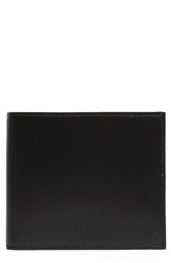 Men's Paul Smith Stripe Embossed Leather Bifold Wallet -