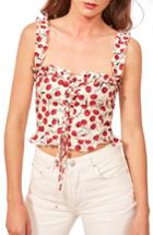 Women's Reformation Bayley Top - Red
