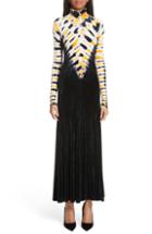 Women's Proenza Schouler Tie Dye Velvet Gown