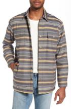 Men's Pendleton Fleece Lined Shirt Jacket - Blue