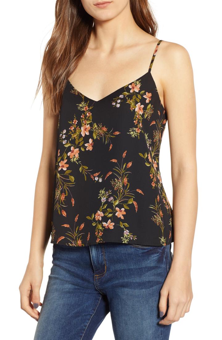 Women's Leith V-neck Cami - Black