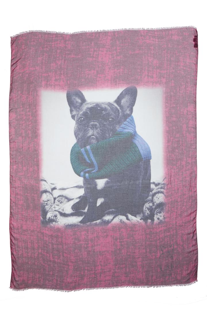 Women's Yigal Azrouel Cozy Jagger Print Modal & Cashmere Scarf