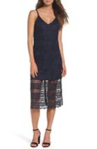 Women's Betsey Johnson Lace Midi Dress - Blue