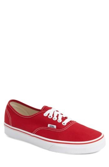 Men's Vans 'authentic' Sneaker .5 M - Red