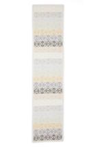 Women's Loewe Monogram Stripe Scarf, Size - Brown