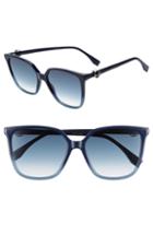 Women's Fendi 57mm Sunglasses - Blue
