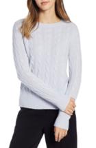 Women's 1901 Cashmere Cable Sweater, Size - Beige