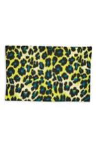 Women's Topshop Leopard Bandeau Top Us (fits Like 0) - Yellow