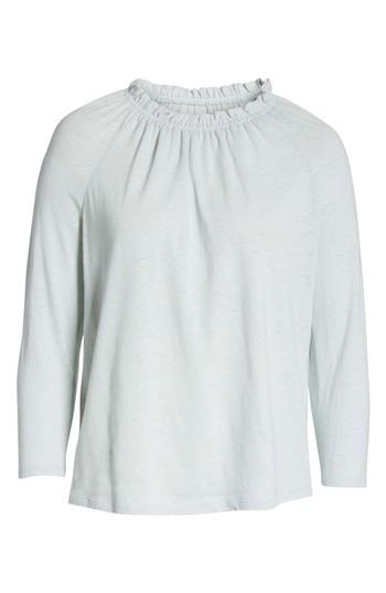 Women's Rebecca Taylor Texture Jersey Off The Shoulder Top