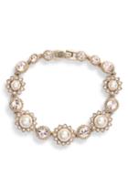 Women's Marchesa Imitation Pearl Line Bracelet