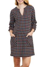 Women's Maternal America Stripe Maternity Dress - Orange