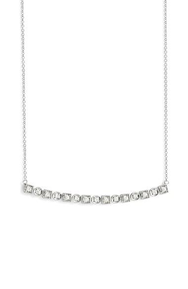 Women's Bony Levy 'maya' Diamond Bar Pendant Necklace (nordstrom Exclusive)